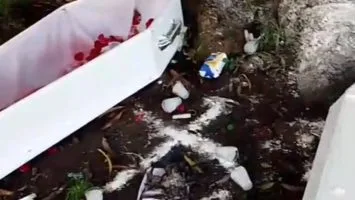 Denuncian presuntos actos de hechicería con un ataúd en Hato Mayor
