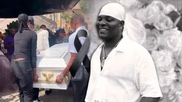 Entre lágrimas y dolor, familiares despiden a Diddy Glow en Boca Chica