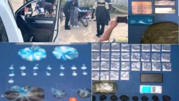 Policía apresa tres hombres en operativos contra presuntos puntos de drogas en Monte Plata