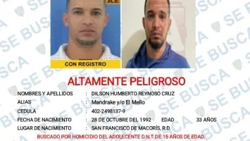 Los más buscados en Santiago: DICRIM tras cinco hombres por homicidios y robo