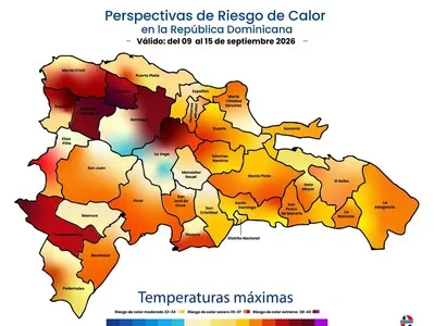 Polvo del Sahara y calor extremo en República Dominicana